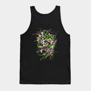 abstract face Tank Top